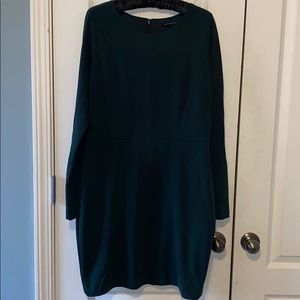 Banana Republic - dark green dress - size 14